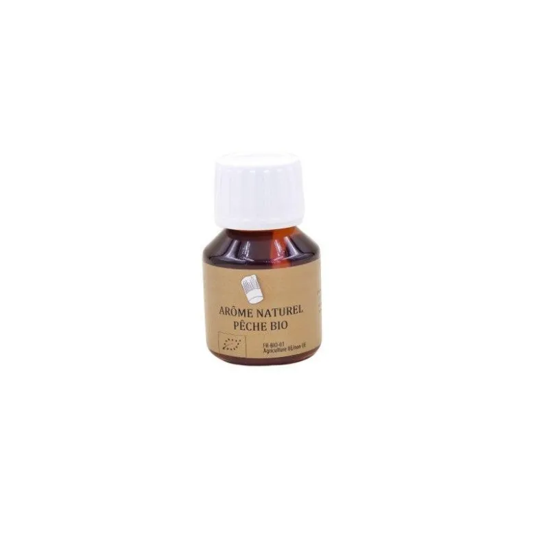 Arôme alimentaire BIO naturel pêche 58ml - Selectarome