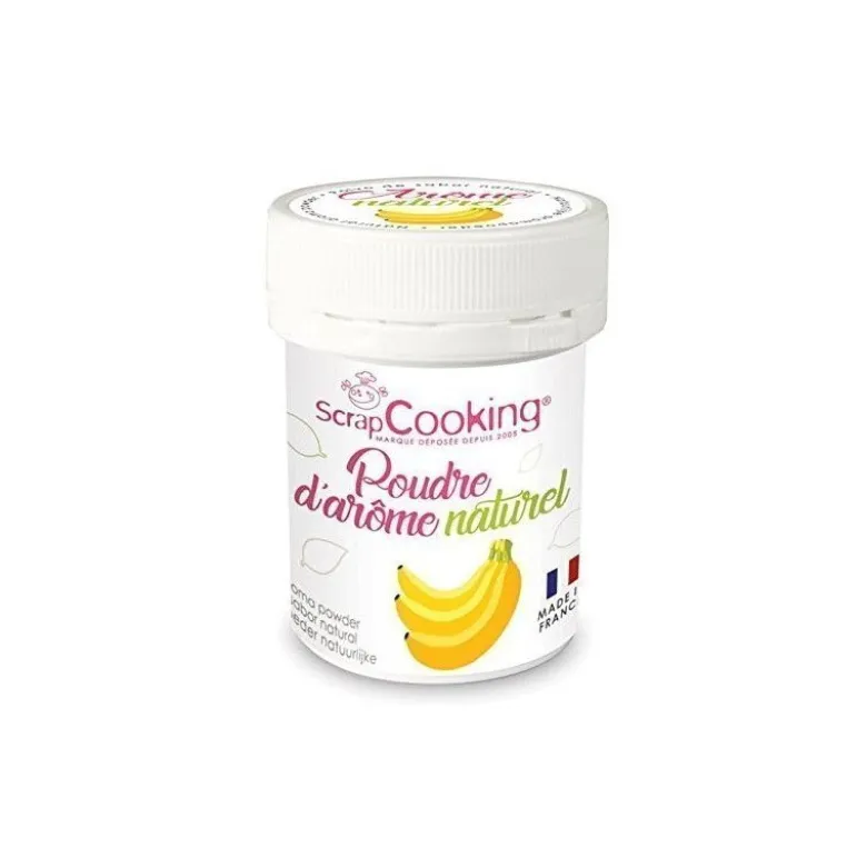 Arôme en poudre naturel banane 15g - Scrapcooking