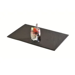 Assiette ardoise 30x12cm x4 - Lebrun