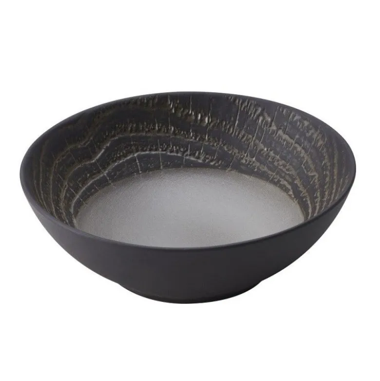 Assiette creuse 19cm Poivre Arborescence - Revol