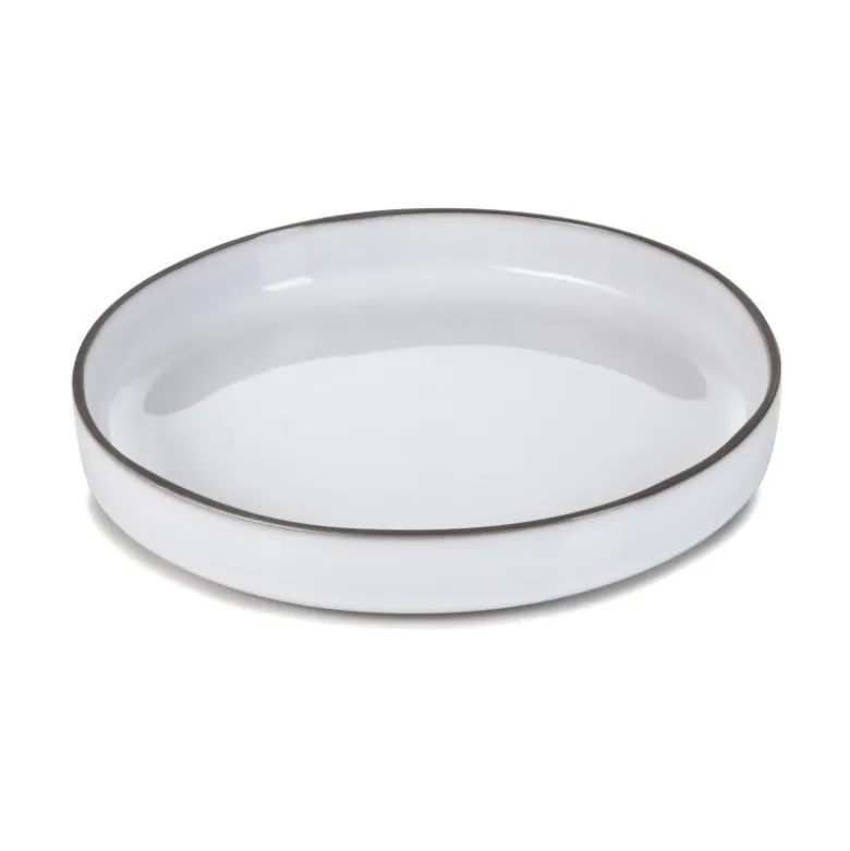 Assiette gourmande 23cm Blanc Cumulus - Revol