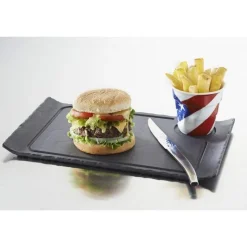 Assiette à hamburger Basalt - Revol