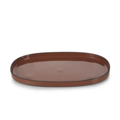 Assiette ovale 35cm Cannelle - Revol