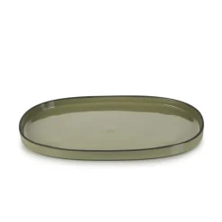 Assiette ovale 35cm Cardamome - Revol