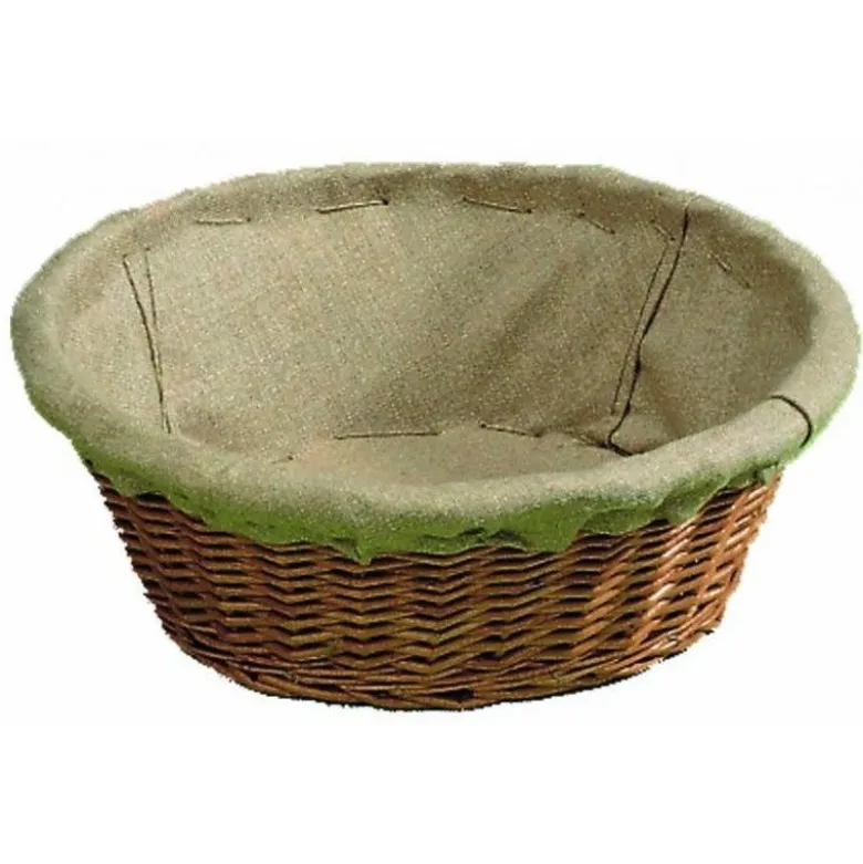 Banneton rond entoilé lin 1000g