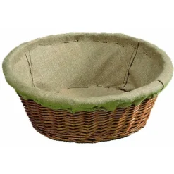 Banneton rond entoilé lin 1500g