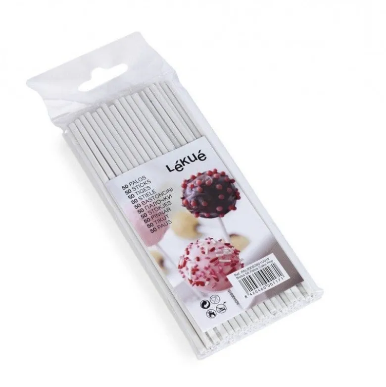 Batons pour cake pops (x50) - Lekue