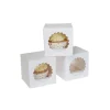 Boite à cupcake blanche x3 - House of Marie