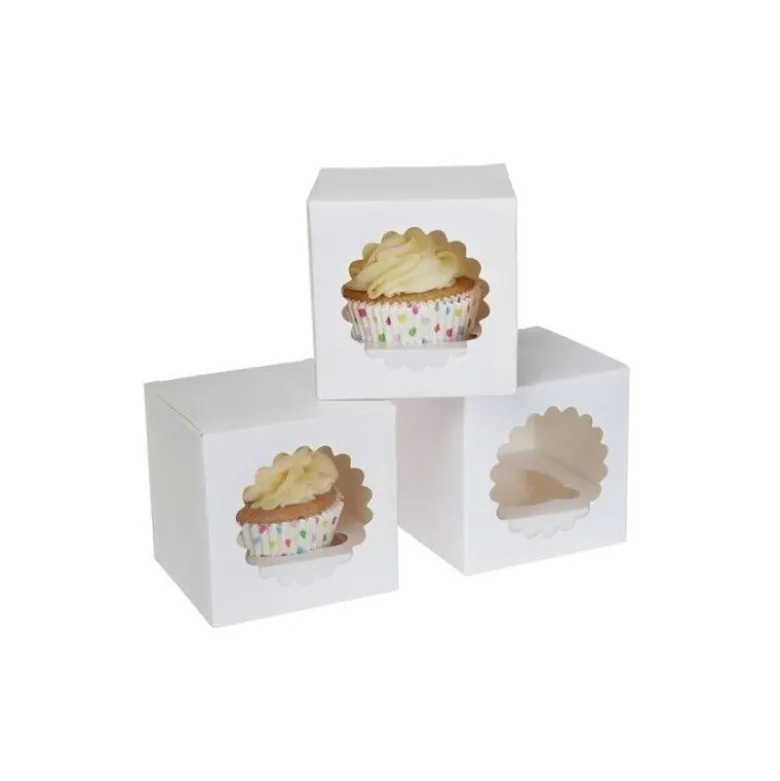 Boite à cupcake blanche x3 - House of Marie
