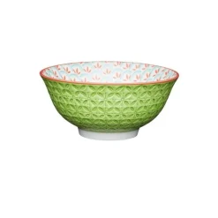 Bol Buddha Bowl céramique Geométric Lime - Kitchen Craft