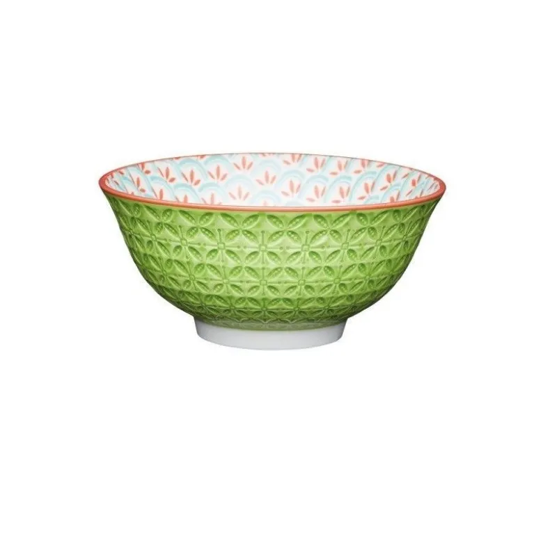 Bol Buddha Bowl céramique Geométric Lime - Kitchen Craft