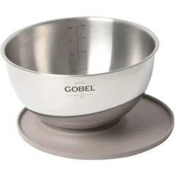 Bol cul de poule avec base-couvercle 24 cm – Gobel