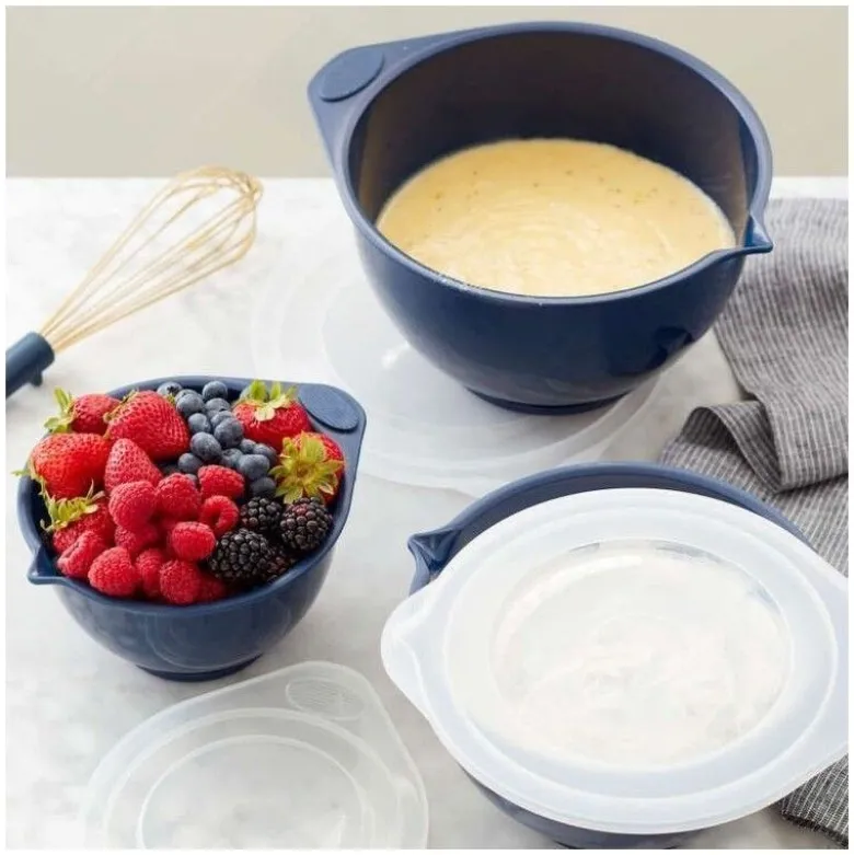 Bol à mixer avec couvercle x3 - Wilton