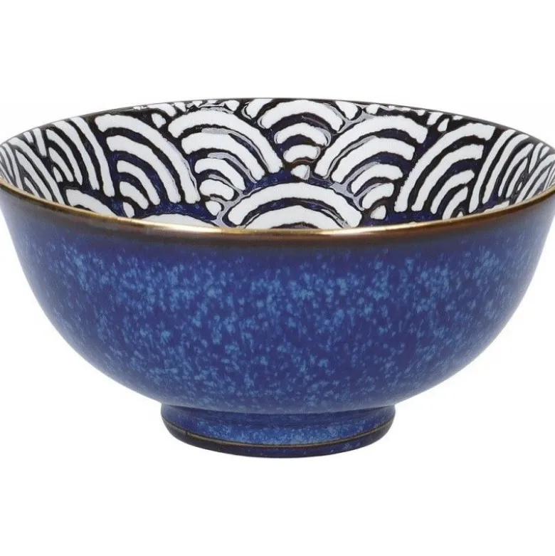 Bol à soupe japonais porcelaine Indigo 180ml - Mikasa