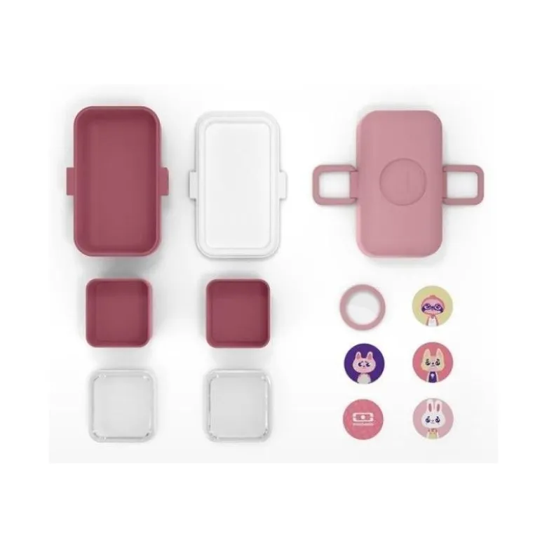 Boîte Bento enfant MB Tresor Rose Blush - Monbento