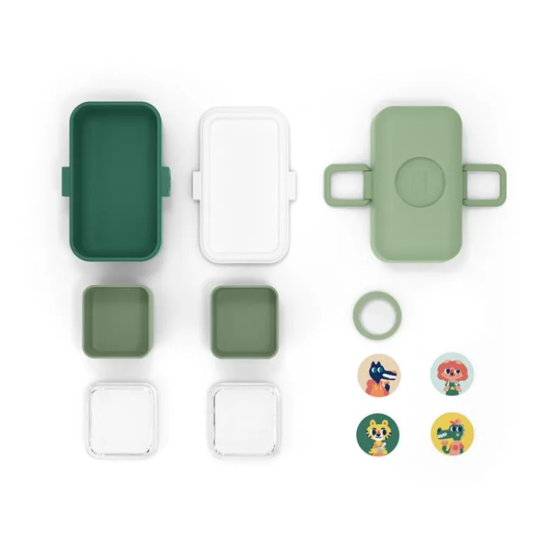 Boîte Bento enfant MB Tresor Vert Forêt - Monbento