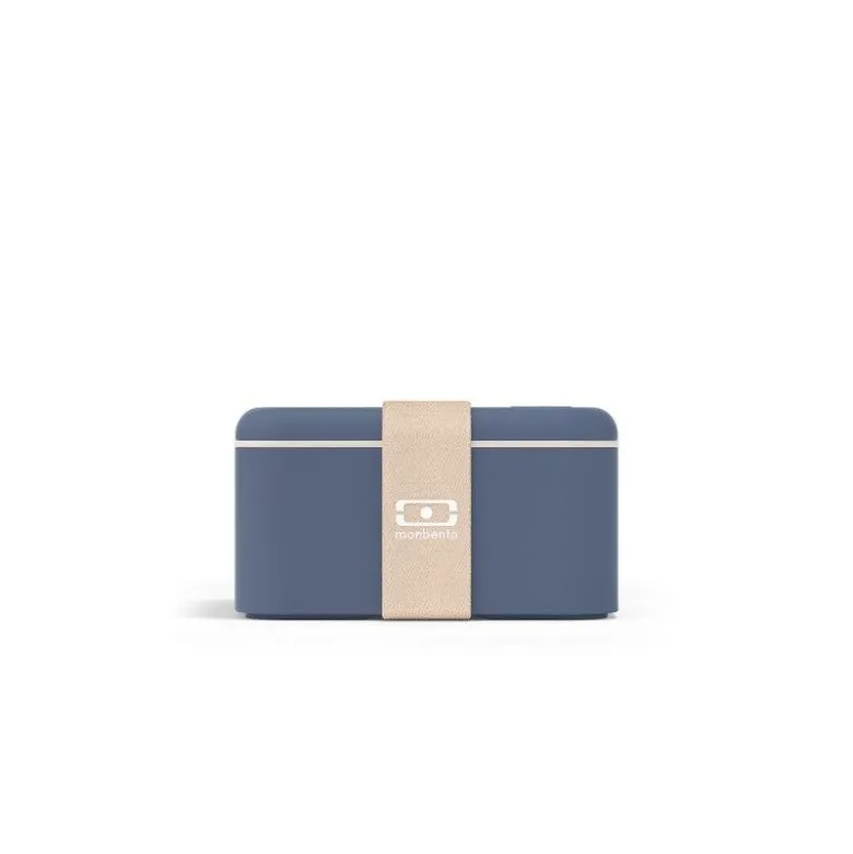 Boîte bento MB Square bleu Natural - Monbento