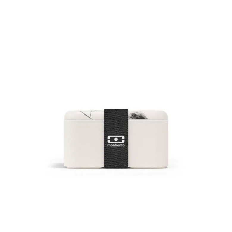 Boîte bento MB Square graphic Plume - Monbento