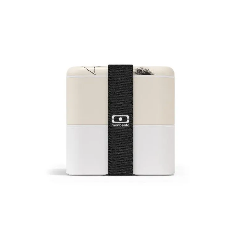 Boîte bento MB Square graphic Plume - Monbento