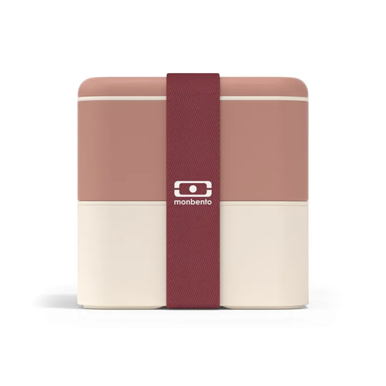 Boîte bento MB Square rose Moka - Monbento