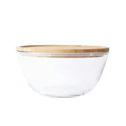 Boîte conservation verre ronde 2600ml - Pebbly