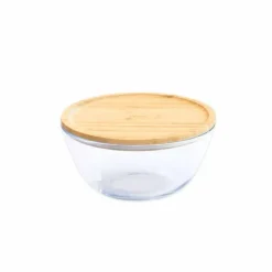 Boîte conservation verre ronde 1600ml - Pebbly