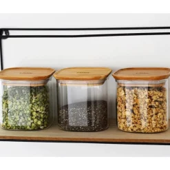Boîte de conservation carrée 800ml x3 - Pebbly