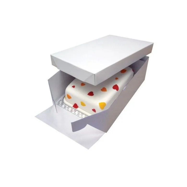 Boîte à gâteau et support rectangle 38x27,8cm - PME