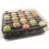 Boîte 70 macarons plastique