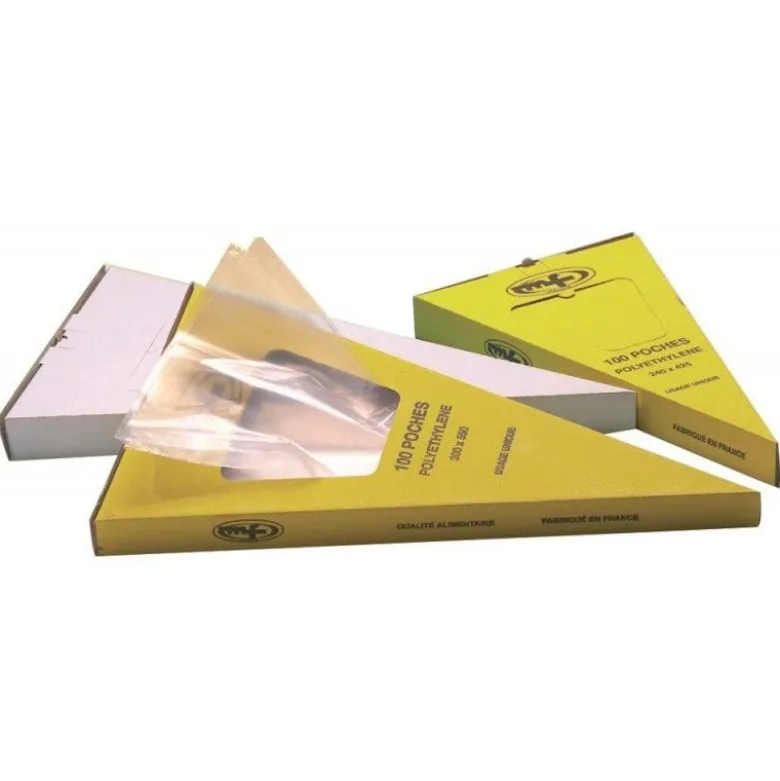 Boîte poche a douille jetable polyéthylène 55cm x100