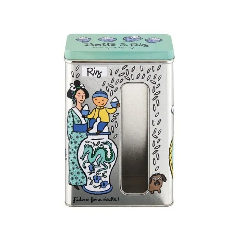 Boîte à riz Dragon avec fenêtre - Derrière La Porte