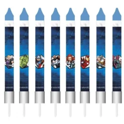 Bougie anniversaire Avengers x8 - DeKora