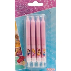 Bougie anniversaire Princesse Disney x8