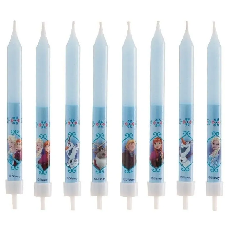 Bougie Reine des Neiges x8 - DeKora