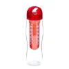 Bouteille Detox avec infuseur rouge 730ml - Yoko Design