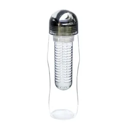 Bouteille Detox avec infuseur noir 730ml - Yoko Design