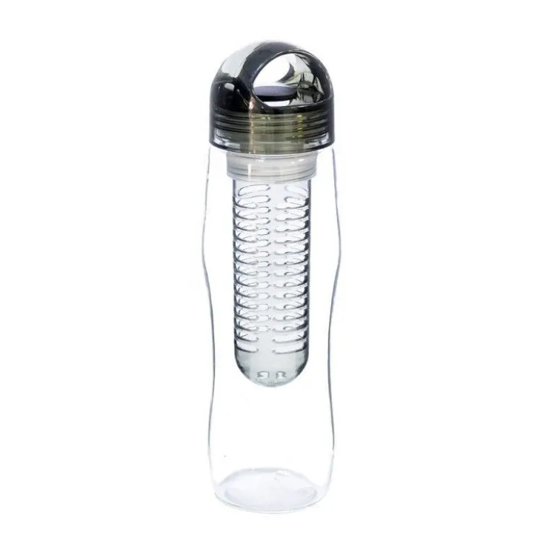Bouteille Detox avec infuseur noir 730ml - Yoko Design