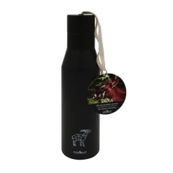 Bouteille isotherme animaux noire - Cookut
