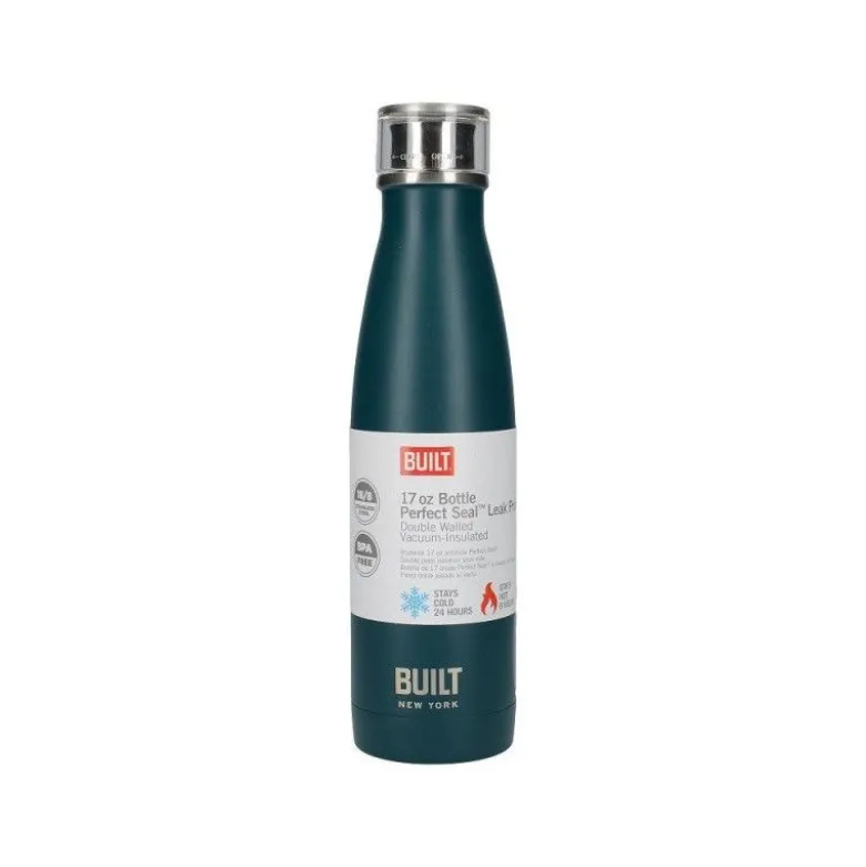 Bouteille isotherme bleu canard 500ml - Built