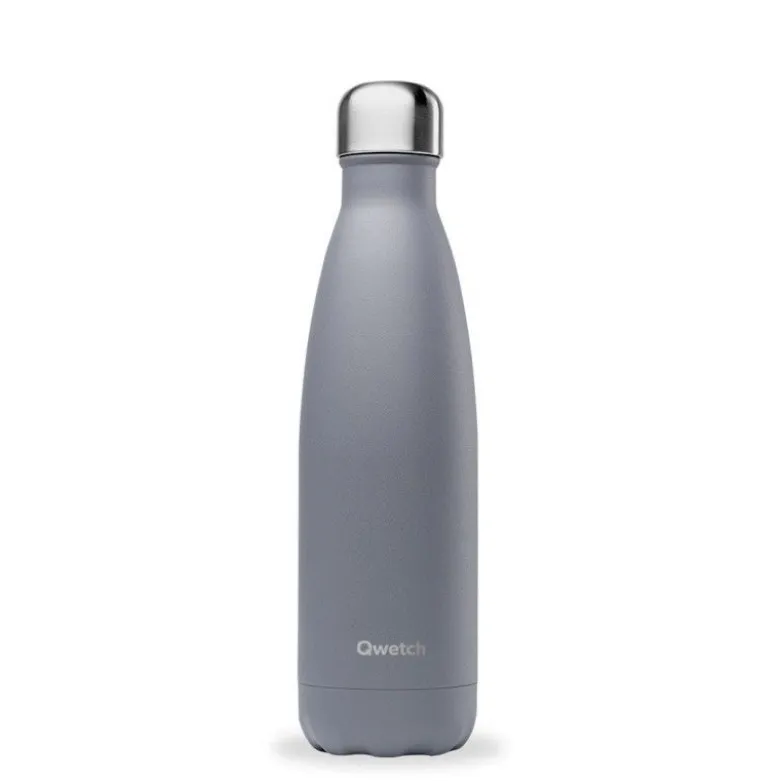 Bouteille isotherme Granite Gris 500ml - Qwetch