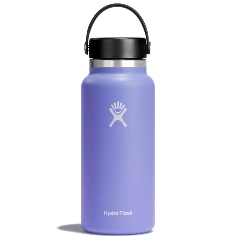 Bouteille isotherme 946ml goulot large bouchon Flex Cap violet Lupine - Hydro Flask