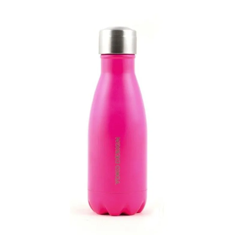 Bouteille isotherme 260ml rose - Yoko Design