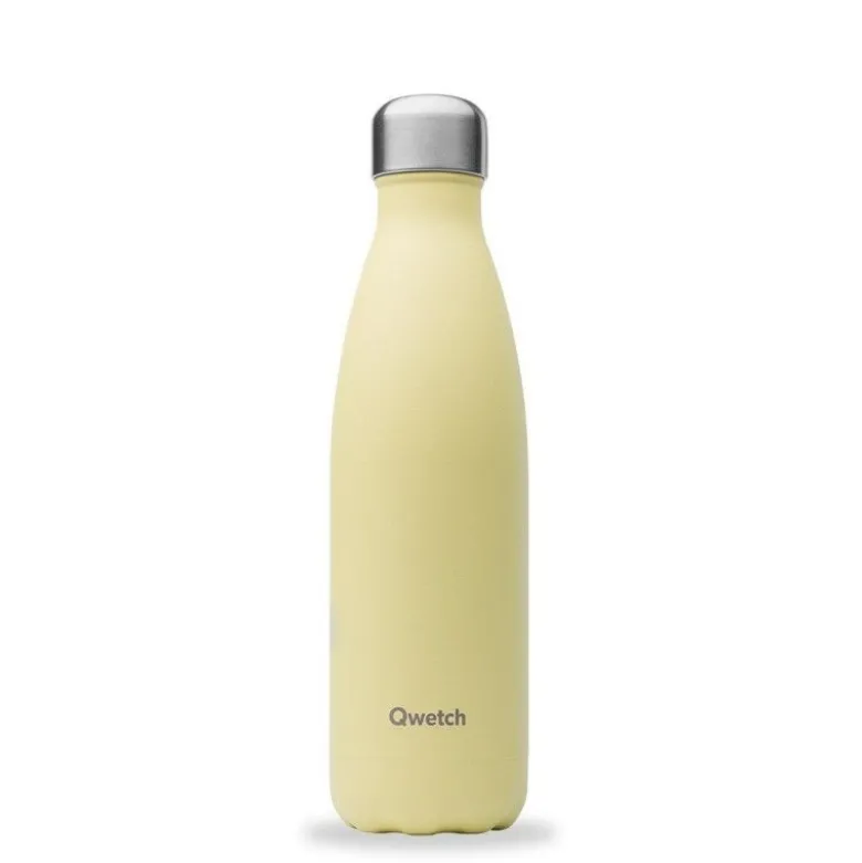 Bouteille isotherme Pastel citron givré 500ml - Qwetch