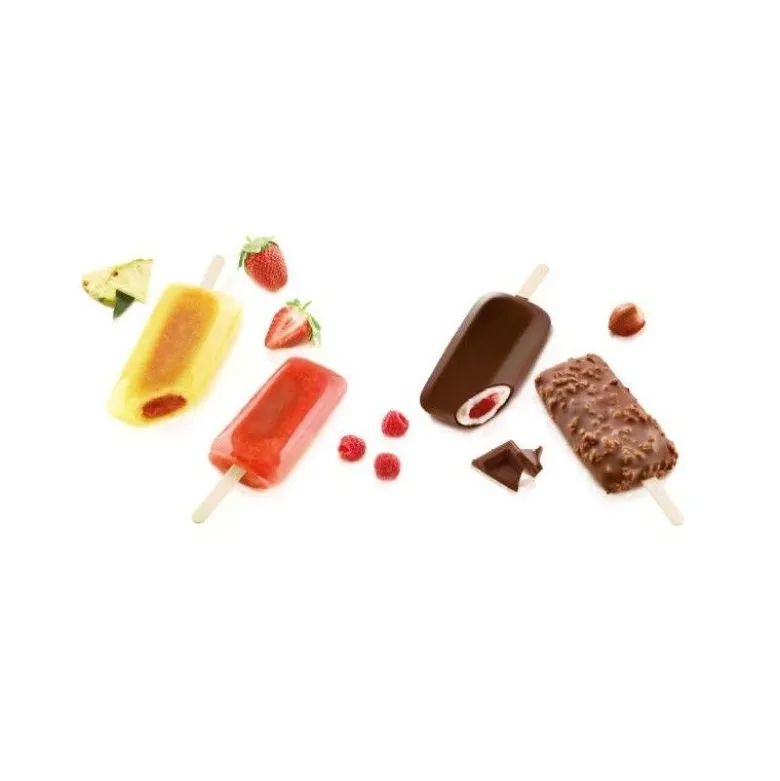 Bâtonnet pour glace bois 7cm x100 - Silikomart