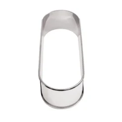 Cadre pâtisserie ovale extensible inox - Scrapcooking