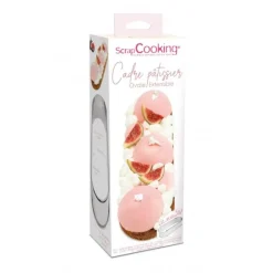 Cadre pâtisserie ovale extensible inox - Scrapcooking