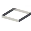 Cadre à tarte perforé carré 8cm Valrhona - De Buyer