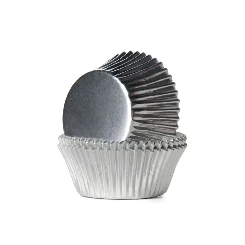 Caissette cupcake Argent x24 - House of Marie
