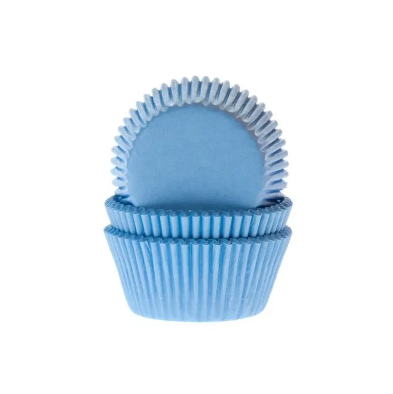 Caissette cupcake Bleu clair x50 - House of Marie