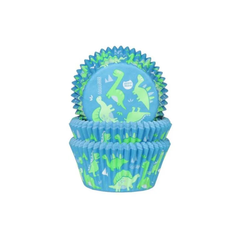 Caissette cupcake Dinosaure x50 - House of Marie